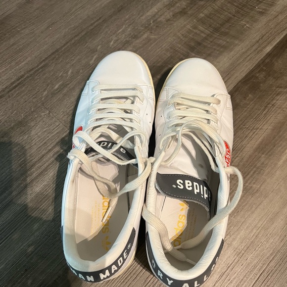 Adidas Stan Smith Human Made White Grey Men 9.5 - Picture 2 of 4